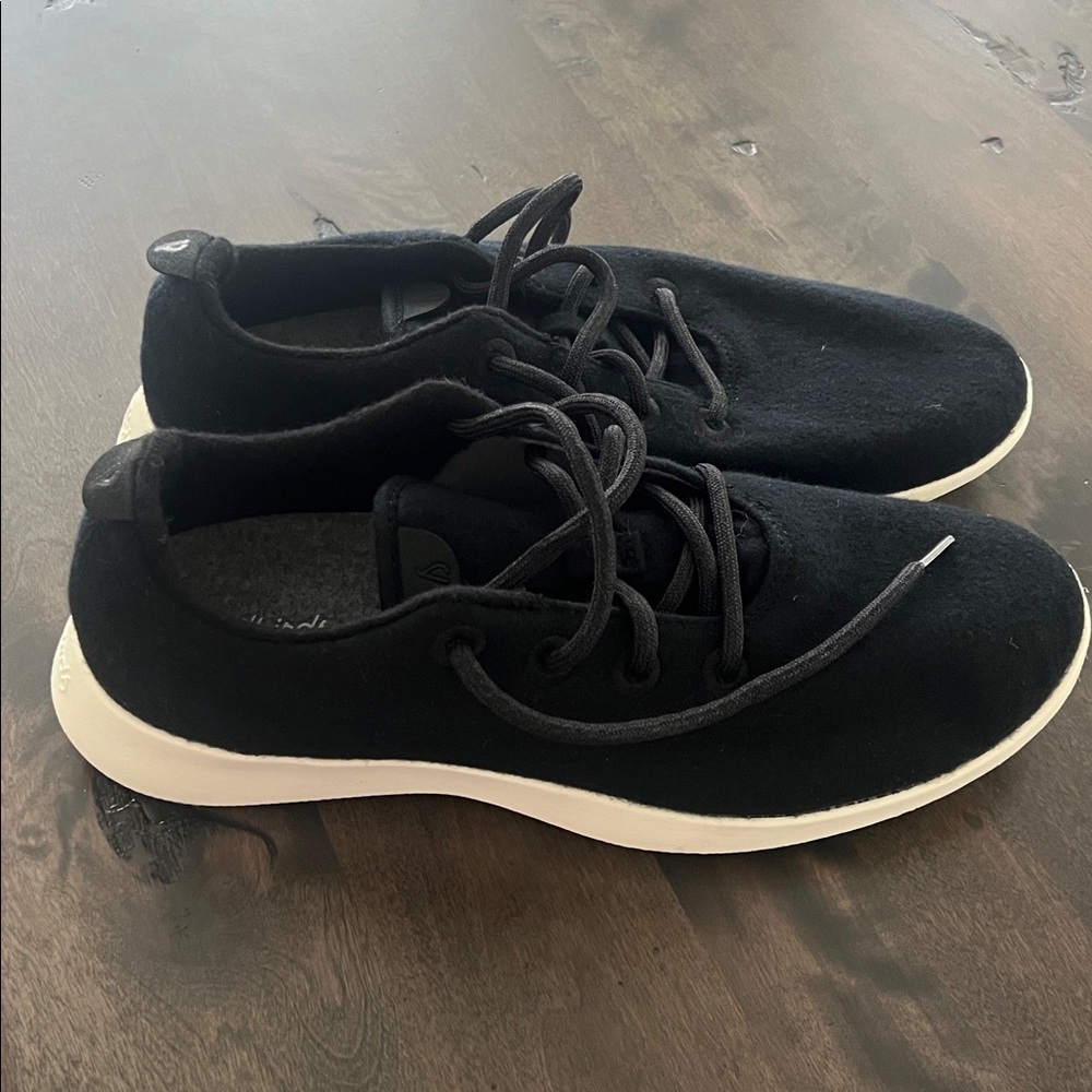 Allbirds Black Wool runner Sneakers size 12 men